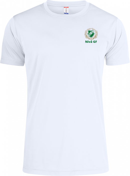 Clique - Nivå Gymnastik Polyester T-Shirt Herre - Hvid