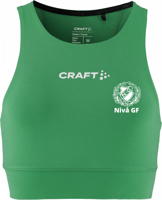 Craft - Nivå Gymnastik Crop Top - Team Green