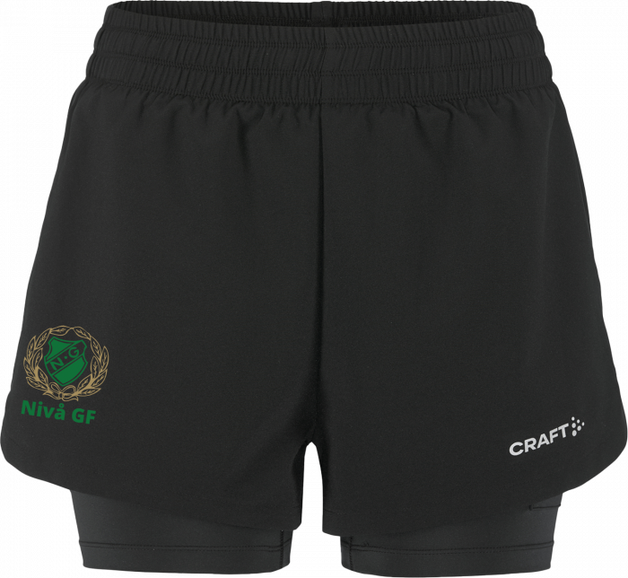 Craft - Nivå Gymnastik 2-In-1 Shorts Women - Preto