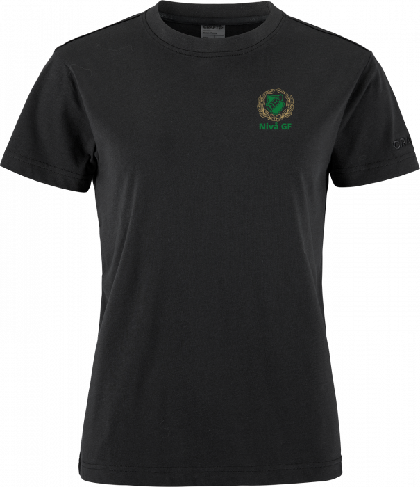 Craft - Nivå Gymnastik Cotton T-Shirt Women - Schwarz